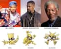 We All Know Morgan Freeman Can Bend Spoons with His Mind on Random Hilarious Celebrity Pokemon Evolutions That Make Too Much Sense