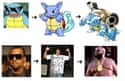 Kanye's Like "I Had These Glasses Before Squirtle Squad Did" on Random Hilarious Celebrity Pokemon Evolutions That Make Too Much Sense