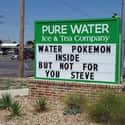 Sorry, Steve on Random Hilarious Pokemon Go Signs