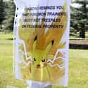 And That's How We Found Out They Really Are Keeping Aliens at Area 51 on Random Hilarious Pokemon Go Signs