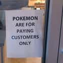 Pay to Poke on Random Hilarious Pokemon Go Signs