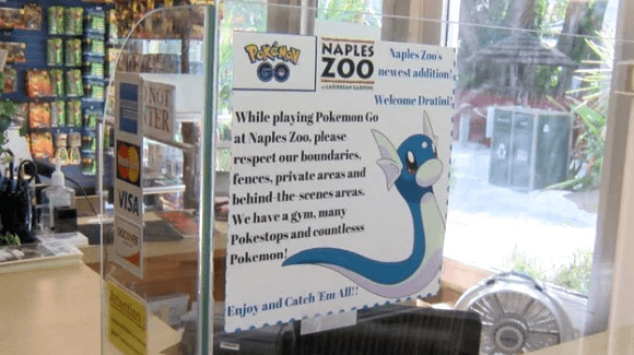 Please Don't Try to Catch the Zoo Animals on Random Hilarious Pokemon Go Signs