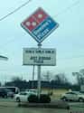 The Two Best Things in the World on Random Funniest Pizza Signs in All Land