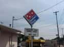 Dominos Mic Drop on Random Funniest Pizza Signs in All Land