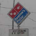 Sign of the Times on Random Funniest Pizza Signs in All Land