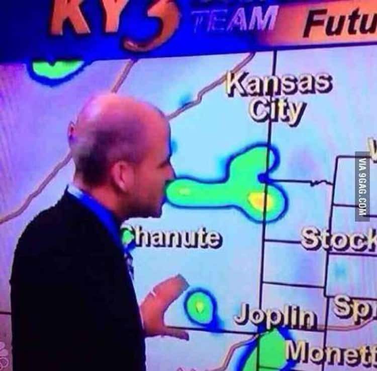 The Funniest Weatherman Photos Ever