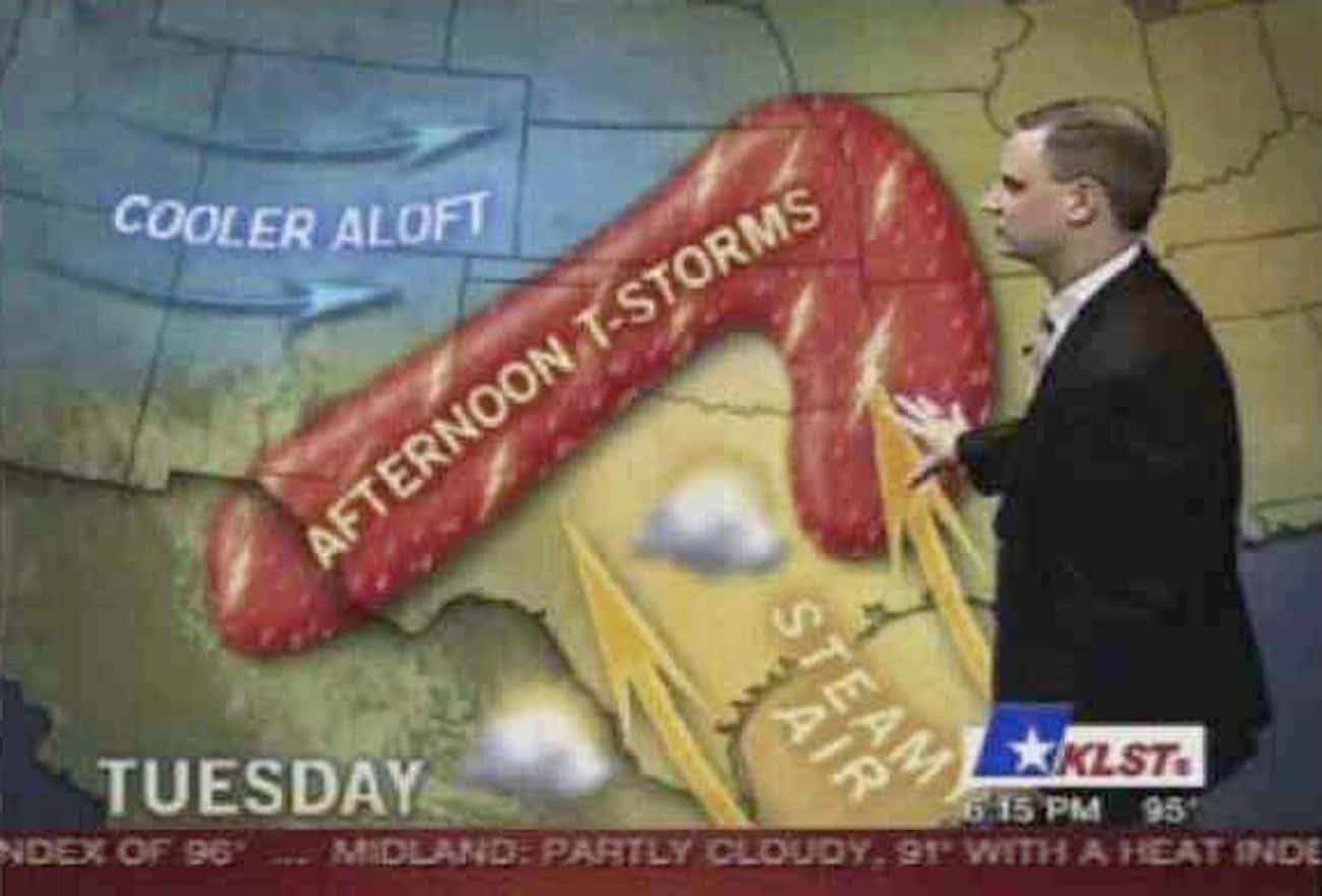 Extremely Cocky Weatherman