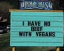 We Meat Again on Random Greatest Anti-Vegan Signs
