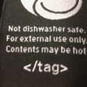 You're on Fire on Random Funniest Clothing Tags