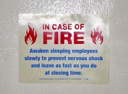 In Case of Fire Do Not Use Elevators Sign Stock Vector Image & Art