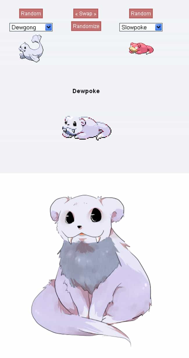 Dewpoke (Dewgong + Slowpoke)