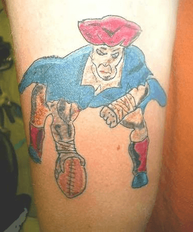 Image of Random Worst NFL Fan Tattoos