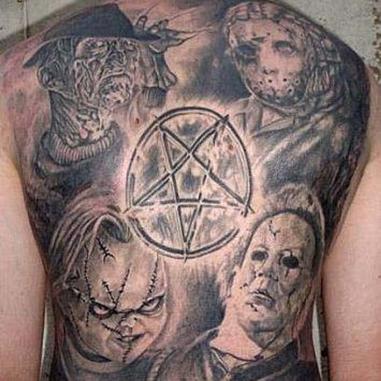 Татуировки по фильмам ужасов