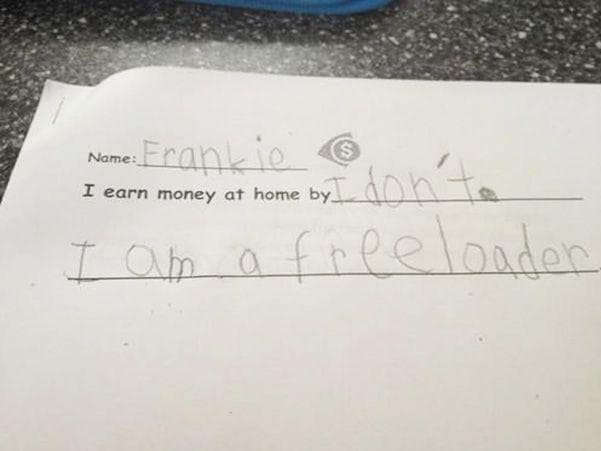 22 Inappropriate Test Answers from Funny Kids