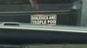 In Poo Taste on Random Inappropriate Bumper Stickers That'll Ward Off Tailgaters