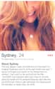 Nothin' Like a Lady Who Knows What She Wants on Random Hilariously Weird Tinder Profiles