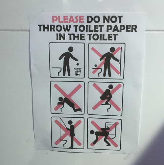 This Rio 2016 Olympics Bathroom Sign, Because You Never Know