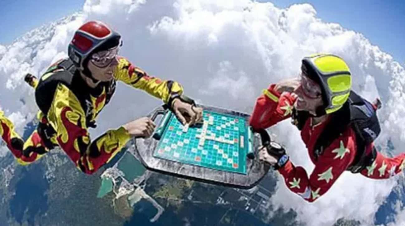 Skydiving Scrabble