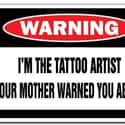 Sorry About Your Mom, Bro on Random Hilarious Tattoo Shop Signs You Can't Help But Laugh At
