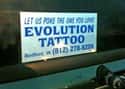 Fancy a Poke? on Random Hilarious Tattoo Shop Signs You Can't Help But Laugh At