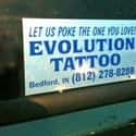 Fancy a Poke? on Random Hilarious Tattoo Shop Signs You Can't Help But Laugh At