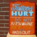 Whine Not on Random Hilarious Tattoo Shop Signs You Can't Help But Laugh At