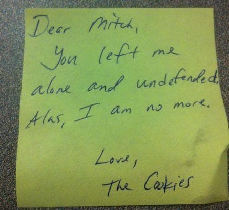 Image of Random Funny Roommate Notes That'll Make Living Alone Look Great
