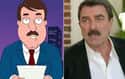 Tom Tucker and Tom Selleck on Random Real People Who Look Exactly Like Family Guy Characters