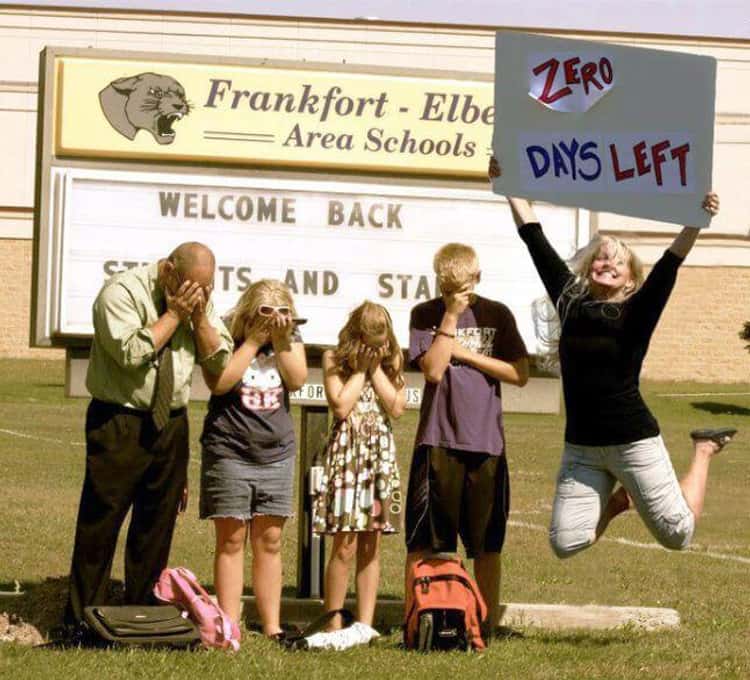 funny pictures about school starting