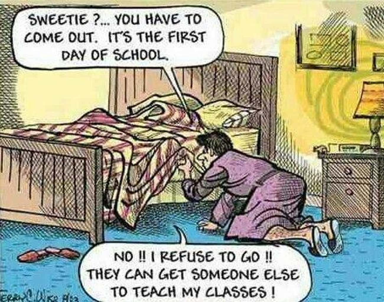 The Horrors of the First Morning of Each New School Year