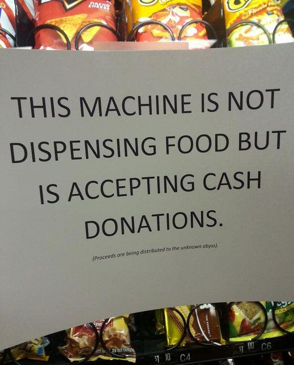 21 Funny Vending Machine Photos You Don't See Everyday