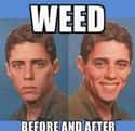 A Friend in Weed on Random Funniest Before and After Memes