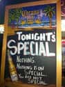 Special Message on Random Funny Sports Bar Signs You'll Appreciate Sober or Drunk