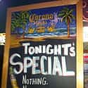 Special Message on Random Funny Sports Bar Signs You'll Appreciate Sober or Drunk