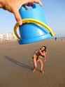That's A Big Bucket on Random Clever Forced Perspective Shots That'll Play Tricks on Your Mind