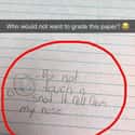 Don't Touch the Snot on Random Hilarious Test Answers From Kids