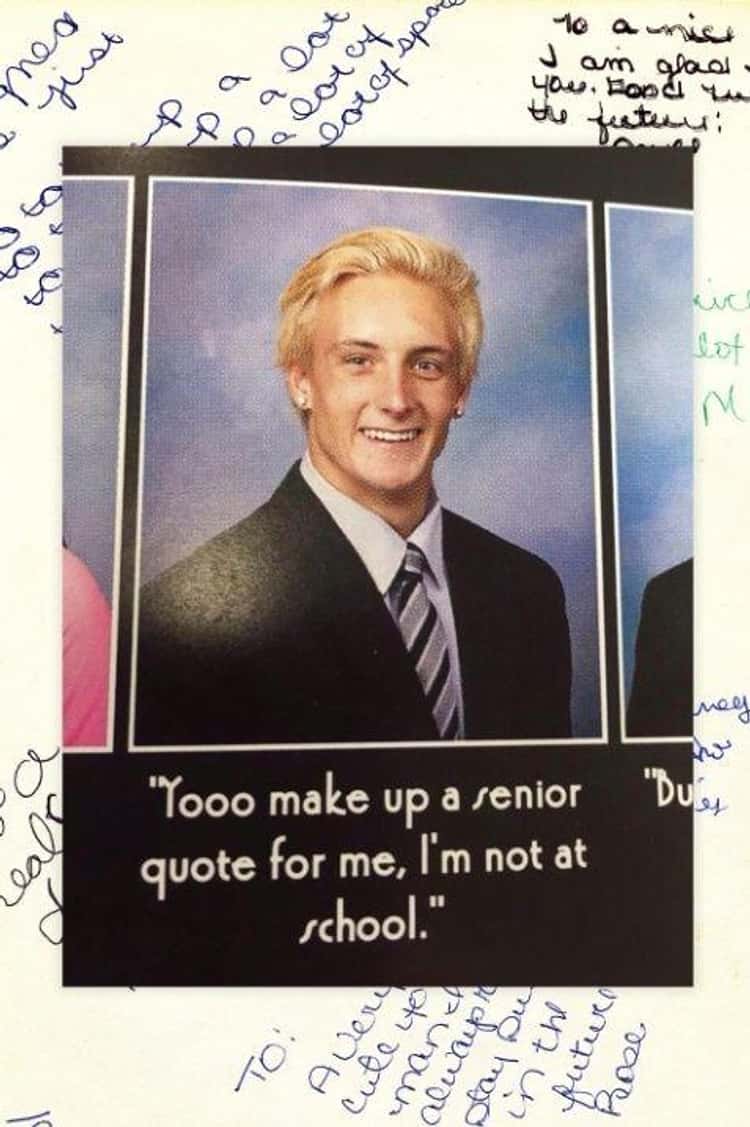 28 Seniors Who Nailed Their Funny Yearbook Quotes