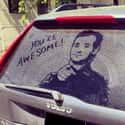Bill Murray Wouldn't Tell a Lie! on Random Funniest Things Ever Drawn on Dirty Cars