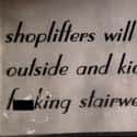 Stick To Single Story on Random Funny Shoplifter Warning Signs That Would Definitely Get Your Attention