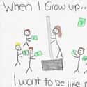 Pole Position on Random Kids Drawings That Reveal a Lot About the Adults in Their Lives