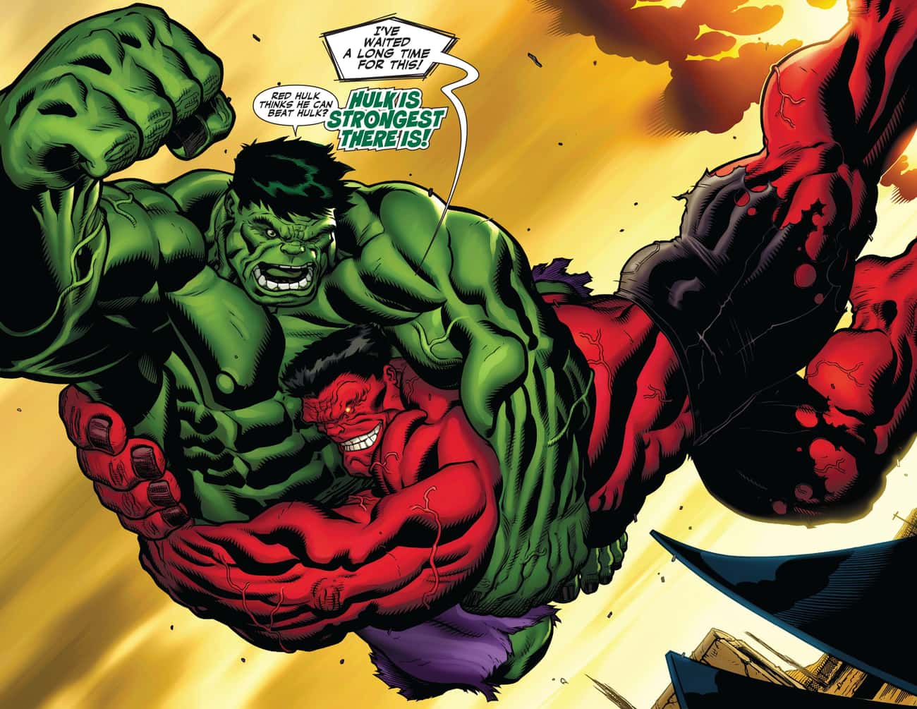 Hulk vs. The Red Menace in Marvel Comics