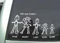 Very Cheeky on Random Silly Stick Figure Family Decals That People Really Put on Their Cars