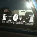 The Dalek Does Not Care on Random Silly Stick Figure Family Decals That People Really Put on Their Cars