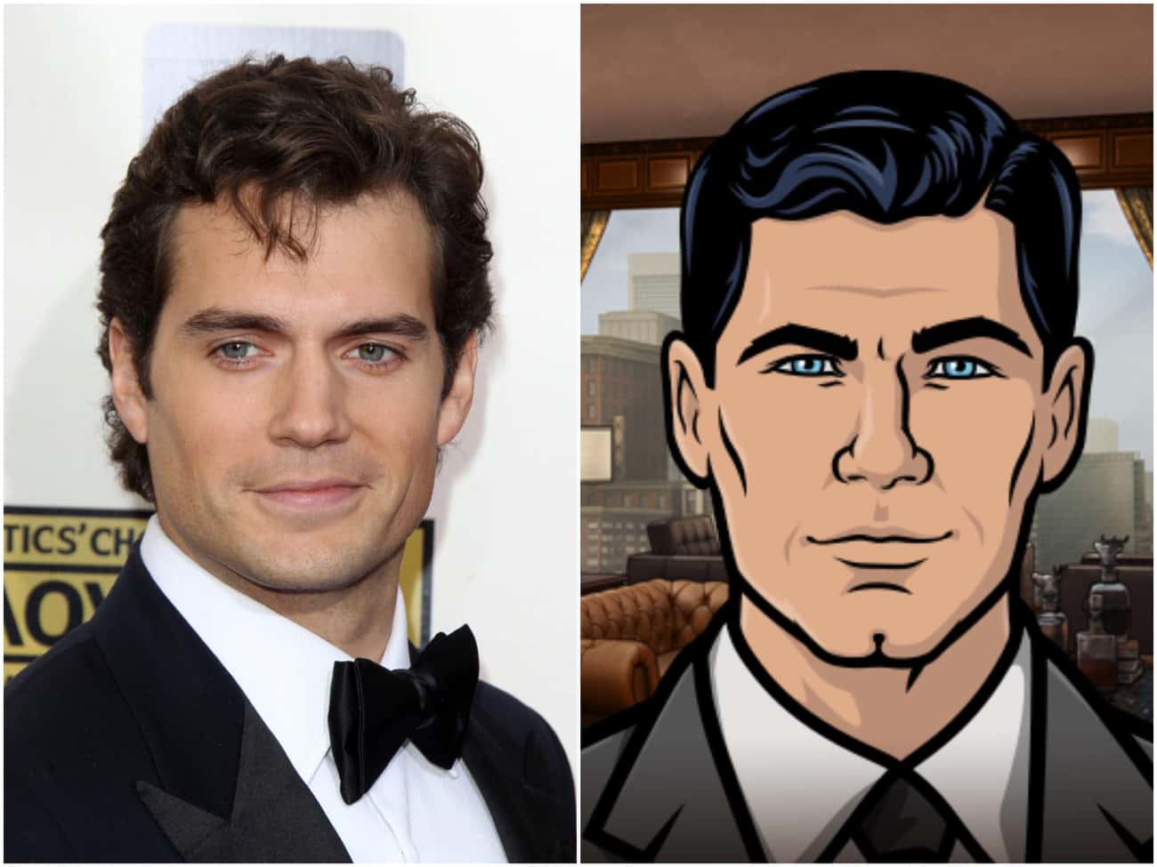 Henry Cavill And Sterling Archer