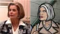 Jessica Walter And Malory Archer ('Archer') on Random Voice Actors Who Look Exactly Like Their Characters