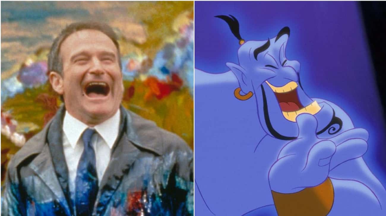 Robin Williams And Genie ('Aladdin')