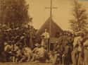 Soldiers Attended Mass Before a Battle on Random Astounding Civil War Battlefield Photos