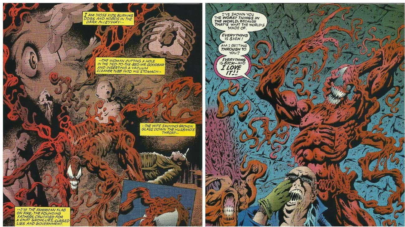 Carnage Turns His Psychiatrist Into A Cannibal