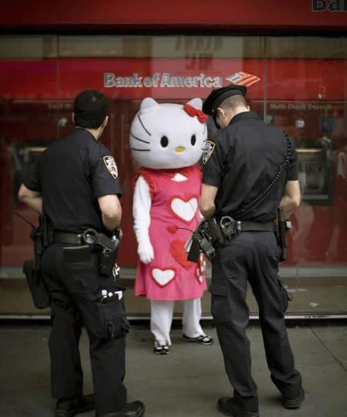 Photos of People Arrested Wearing Silly Costumes