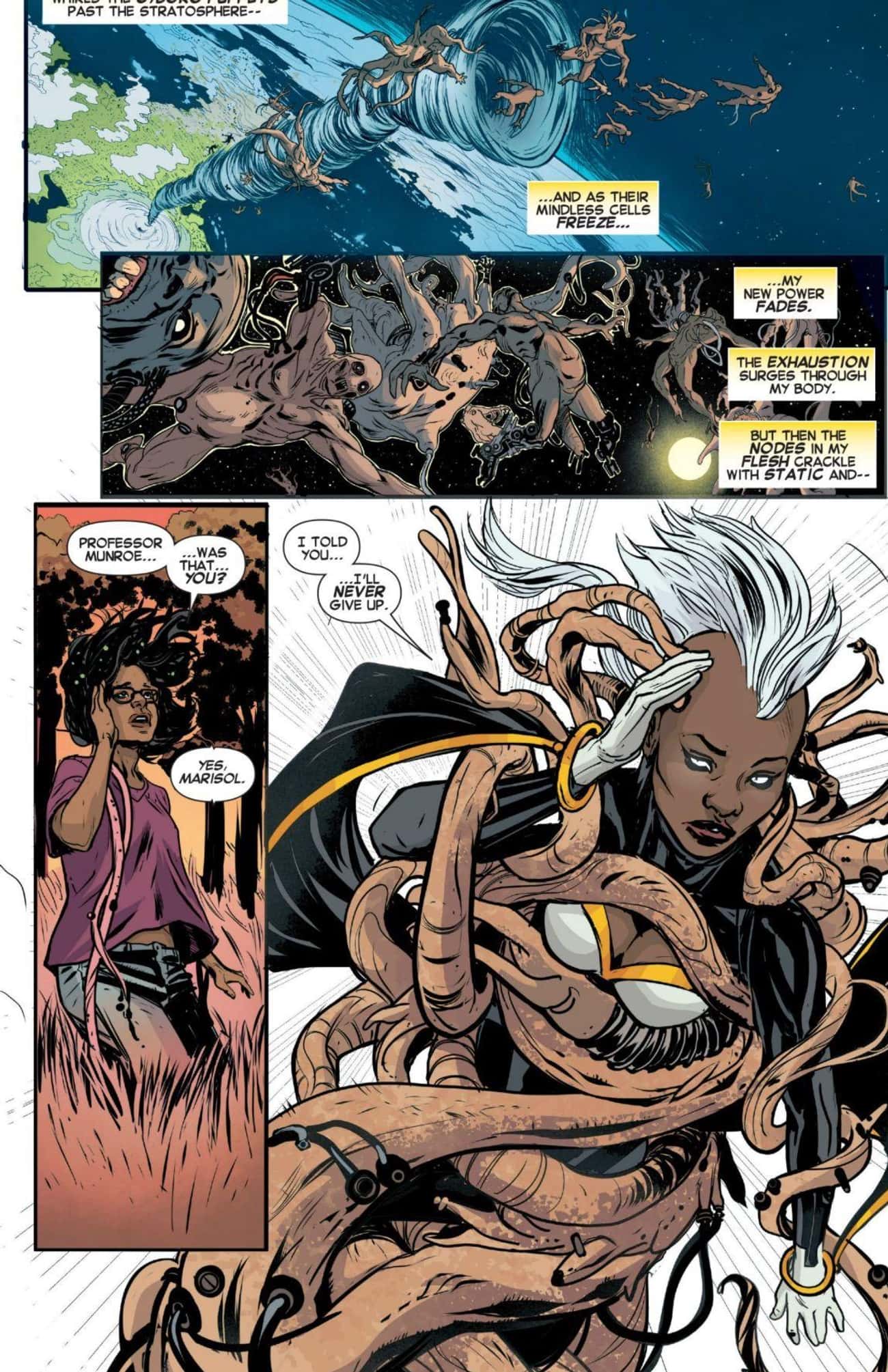 Storm Sends Her Enemies Into Outer Space Via a Magnetic Cyclone
